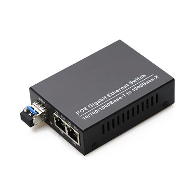 Convertitore 20km di media di Ethernet della fibra di SFP LC per la rete di FTTH FTTB FTTX