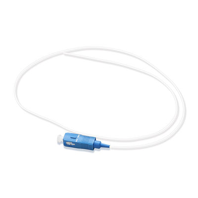 Assemblea di cavo a fibre ottiche del diametro di 0.9mm bianco lucidato semplice dello Sc 9/125 G657A1/UPC