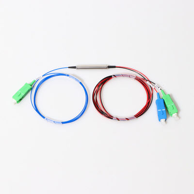 porti a fibra ottica 100G 200G del separatore 3 di 1X2 FWDM DWDM per i sistemi di rete di WDM