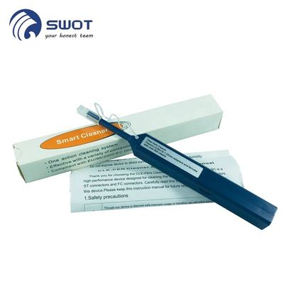 accessori del cavo a fibre ottiche dei puntali di 1.25mm, penna di pulizia a fibra ottica di clic di LC MU una