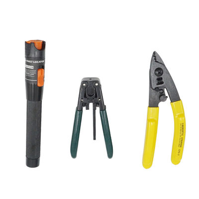 Indicatore di posizione visivo dell'errore di Kit With Optical Power Meter dello strumento degli accessori del cavo a fibre ottiche di FTTX FTTH