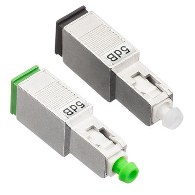 Attenuatore semplice di fibra ottica di 2.0mm, 5db attenuatore dello Sc APC con la materia plastica del metallo