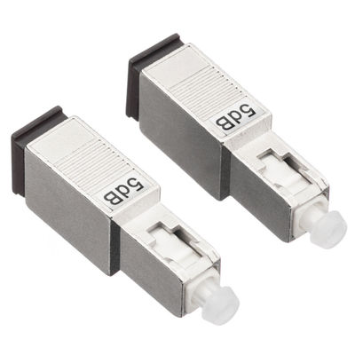 Attenuatore semplice di fibra ottica di 2.0mm, 5db attenuatore dello Sc APC con la materia plastica del metallo