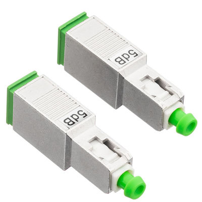 Attenuatore semplice di fibra ottica di 2.0mm, 5db attenuatore dello Sc APC con la materia plastica del metallo