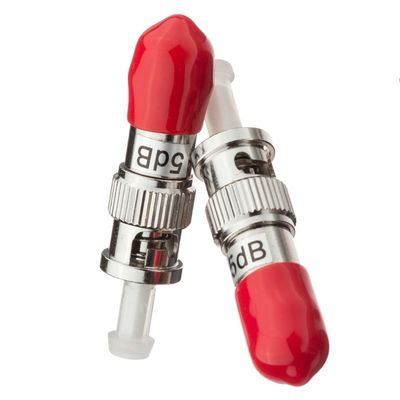 maschio ottico della st dell'attenuatore della fibra di 6dB 7dB 10dB alla femmina per FTTH