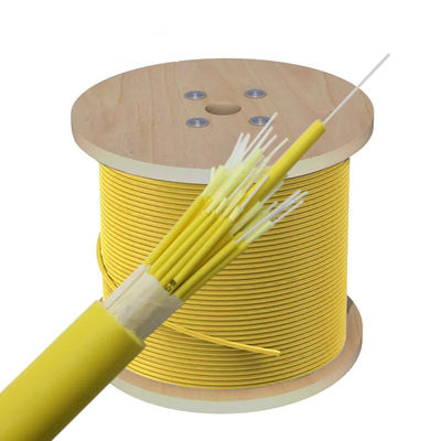 12 cavo a fibre ottiche del cavo a fibre ottiche di singolo modo 600um di colore