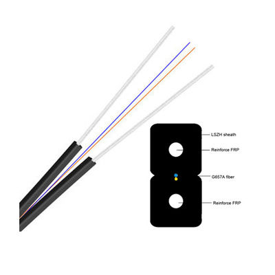 Cavo a fibre ottiche piano del calo del centro FTTH G657A1 G657A2 di prezzo franco fabbrica 1,2