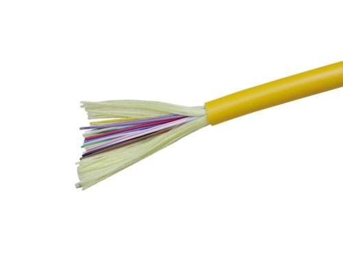 Un cavo a fibre ottiche dell'interno OM3/cavo dei 12 centri di FTTH di distribuzione di fibra ottica