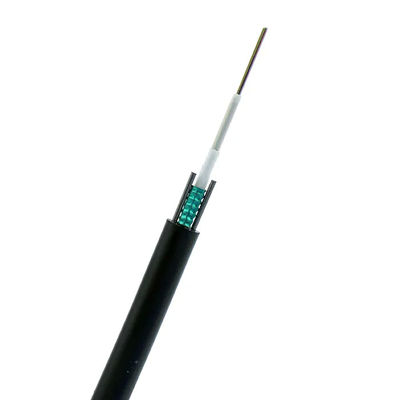 Fibra corazzata all'aperto del cavo dei 2 centri ottica con il diametro della guaina 7.6mm di MDPE