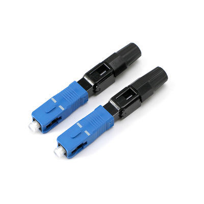 Connettore veloce ottico della fibra blu di colore MP per la telecomunicazione di FTTH CATV