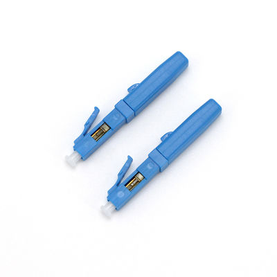 Connettore a fibra ottica di colore blu, connettore veloce di LC UPC per il CCTV di FTTH CATV