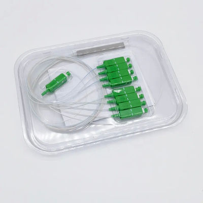 Separatore a fibra ottica su misura 1x8 dello SpA con il connettore dello Sc APC