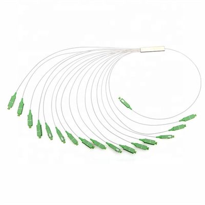 Separatore ottico dello SpA 1x4 della fibra, micro separatore d'acciaio della metropolitana dello Sc APC