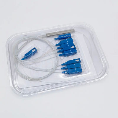 Separatore a fibra ottica 1x8 dello SpA del 1 tester mini con il connettore dello Sc UPC