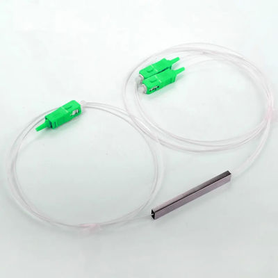 Tipo d'acciaio a fibra ottica della metropolitana del separatore 1x2 dello SpA di FTTH micro con il connettore dello Sc