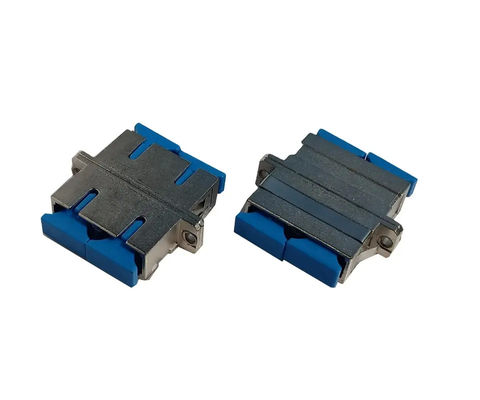 Adattatore a fibra ottica dello Sc UPC MP SX con la materia plastica blu di colore