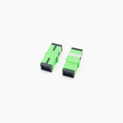 Colore verde a fibra ottica dello Sc UPC APC dell'adattatore del duplex di singolo modo