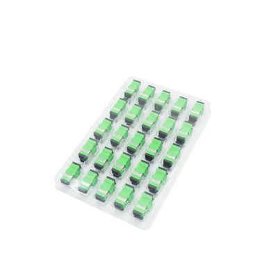 Colore verde a fibra ottica dello Sc UPC APC dell'adattatore del duplex di singolo modo