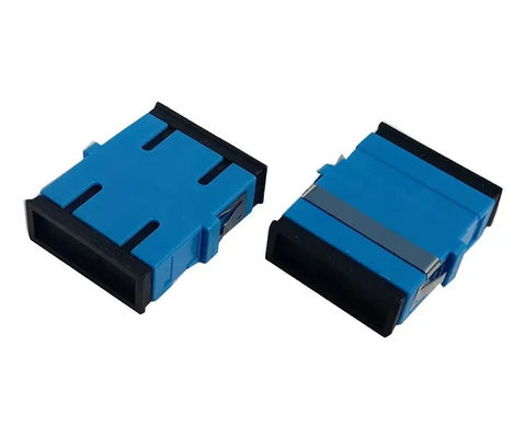 Materiale blu del PC di colore dell'adattatore dello Sc UPC del duplex a fibra ottica di singolo modo