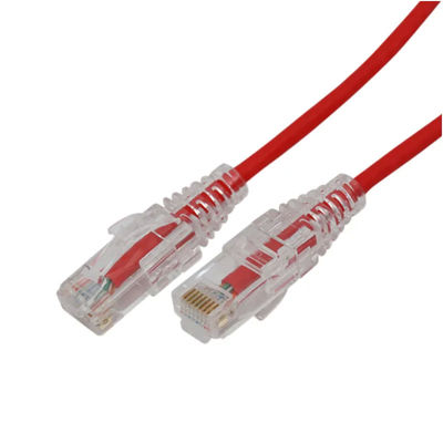 Cavo su misura della toppa di Ethernet di Cat6A, cavo di toppa esile del ftp di S con la lunghezza di 5m 1m