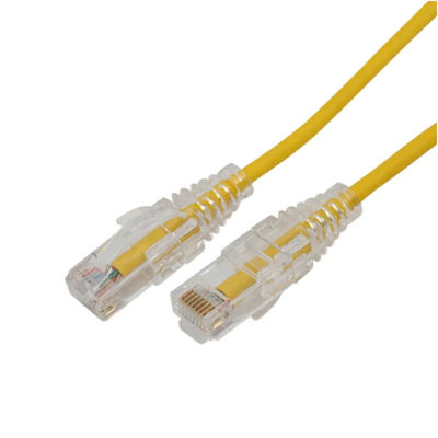 Cavo su misura della toppa di Ethernet di Cat6A, cavo di toppa esile del ftp di S con la lunghezza di 5m 1m