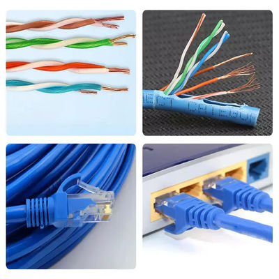 Cavo su misura della toppa di Ethernet di Cat6A, cavo di toppa esile del ftp di S con la lunghezza di 5m 1m