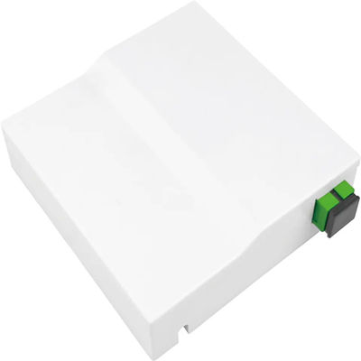 1 contenitore terminale a fibra ottica di ABS FTTH del centro invisibile per la presa a muro