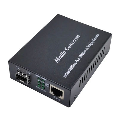 Convertitore a fibra ottica 1000base Tx di media di gigabit a 1000base Fx