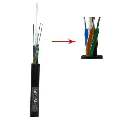 Fibra ottica del filo di acciaio Strength Member Fibre ottica del filo di aramide OS2 Efficiente