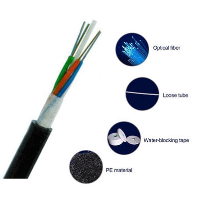 Fibra ottica del filo di acciaio Strength Member Fibre ottica del filo di aramide OS2 Efficiente