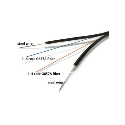 Cavo a caduta di fibra ottica di lunghezza d'onda resistente 300N 850nm per connettività ad alta velocità