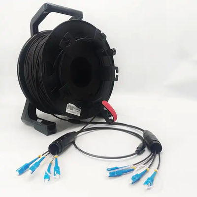 Cable di fibra ottica portatile da campo 500 metri