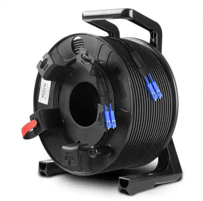 Cavi da esterno neri 300M 250M 200M 150M 100m LC a LC Cavo di estensione a fibra