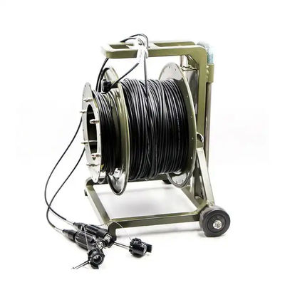 Cavo di fibra ottica trasportabile con lunghezza 100M 200M 500M cordone blindato tattico a fibra ottica